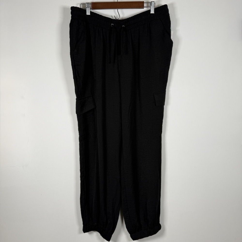 Women's Maurice's High Rise Jogger Black‎ Size XL Casual
